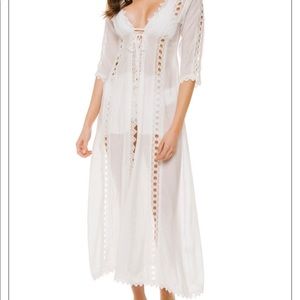 Elan Crochet Bathing Suit Cover Up